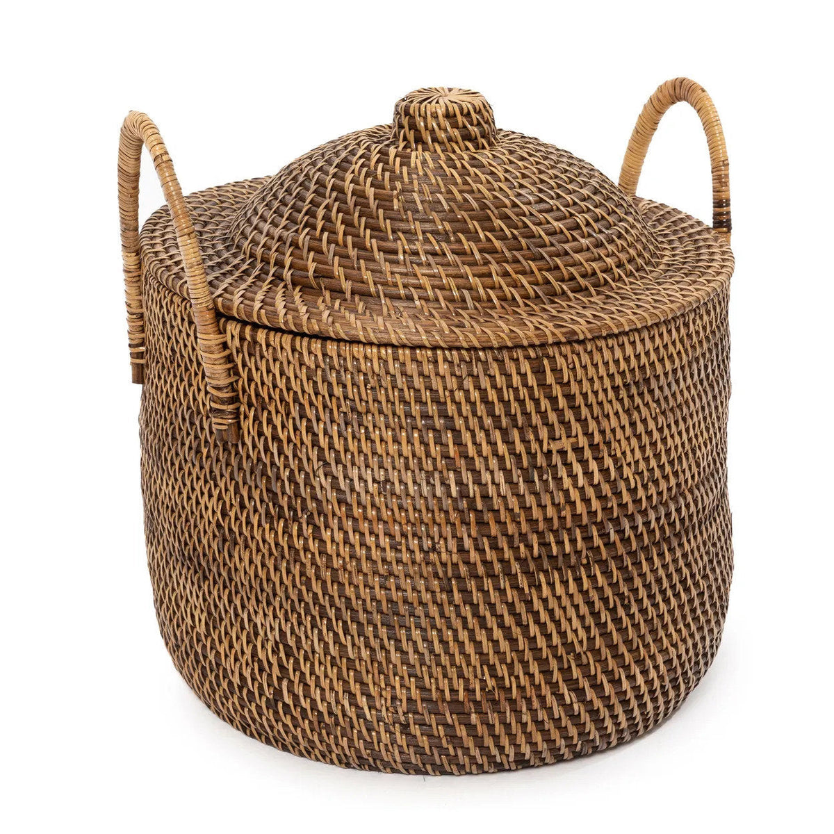 De Colonial Håndtagskurv Naturel Brun Bazar Bizar