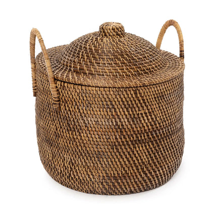 De Colonial Håndtagskurv Naturel Brun Bazar Bizar