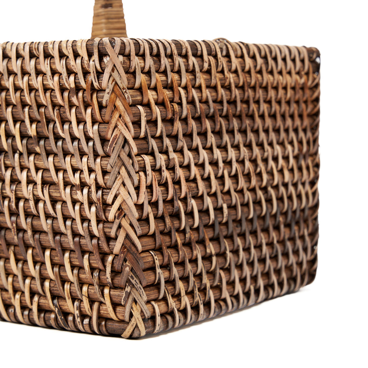 Bestikholderen i rattan nr. 4, naturlig brun, Bazar Bizar