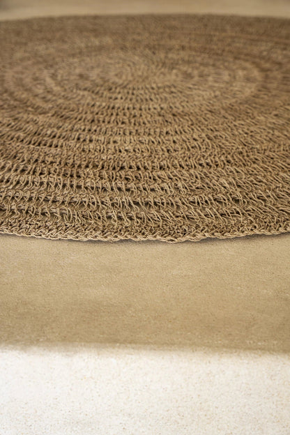 Seagrass-tæppet Naturel 100 cm Bazar Bizar
