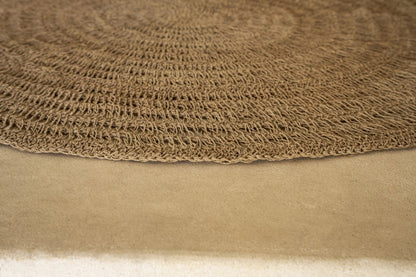 Seagrass-tæppet Naturel 100 cm Bazar Bizar