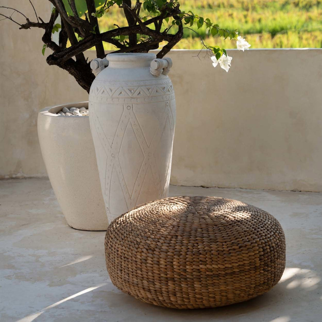 Hyacint-puffen - Naturel - M Bazar Bizar