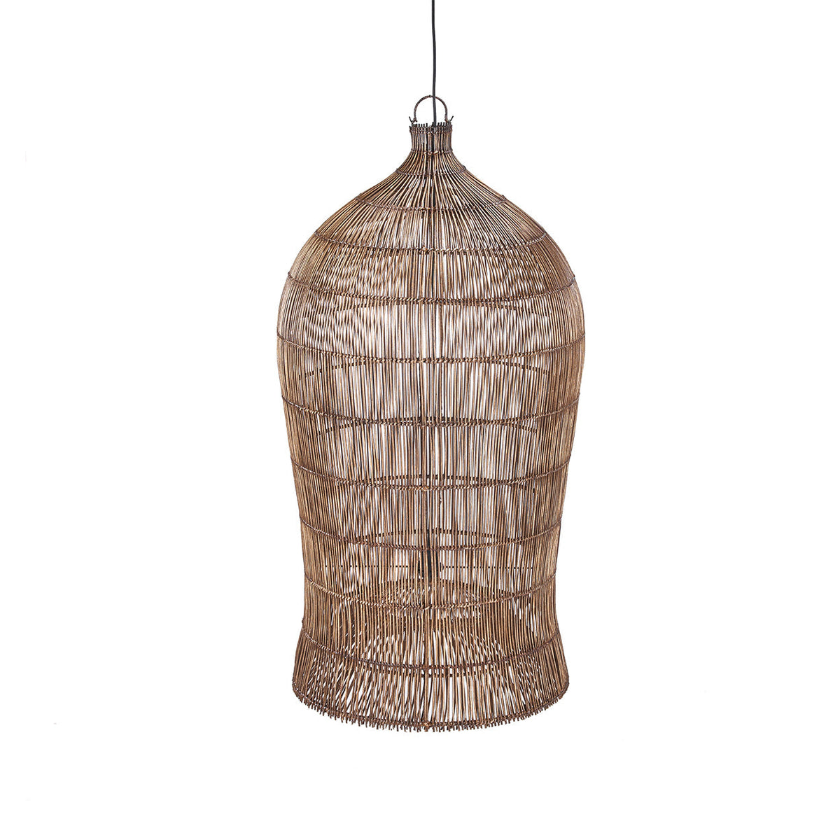 Woven Bell-pendel i mørk valnød, XL – Bazar Bizar