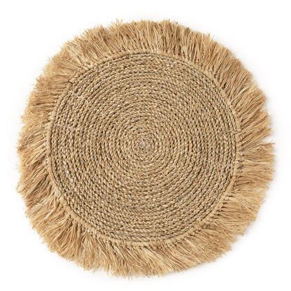 Pladsmåtten i søgræs og raffia - Naturel Bazar Bizar