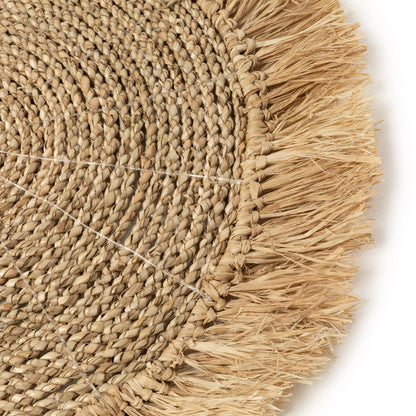 Pladsmåtten i søgræs og raffia - Naturel Bazar Bizar