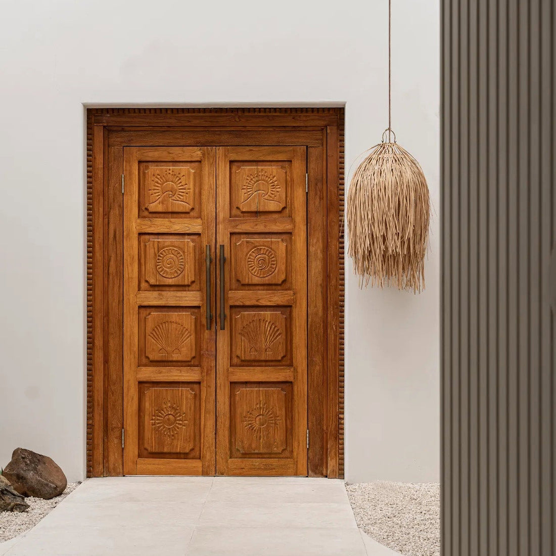 Shaggy Pendellampe Naturel M Bazar Bizar