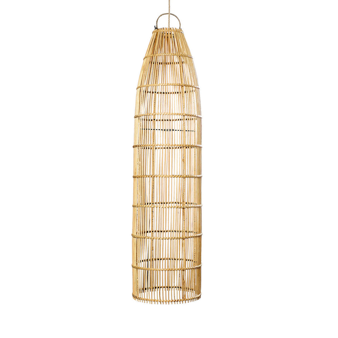 Fish Trap Pendellampe Naturel Large Bazar Bizar