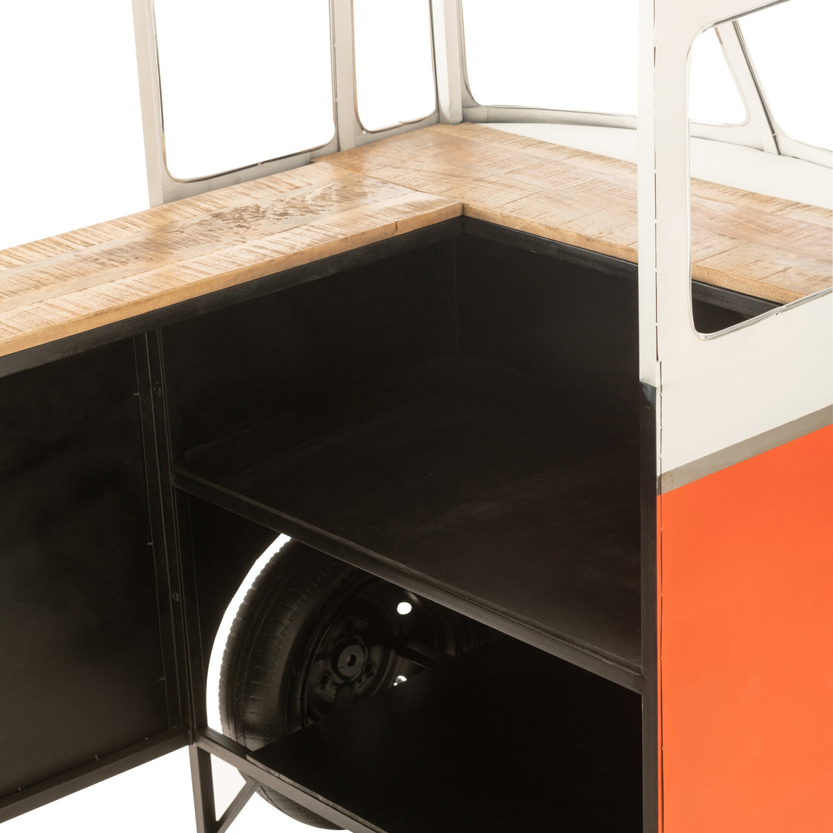 Barbord retrobus orange J-Line
