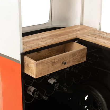 Barbord retrobus orange J-Line