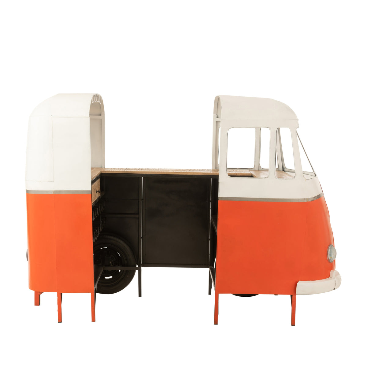 Barbord retrobus orange J-Line