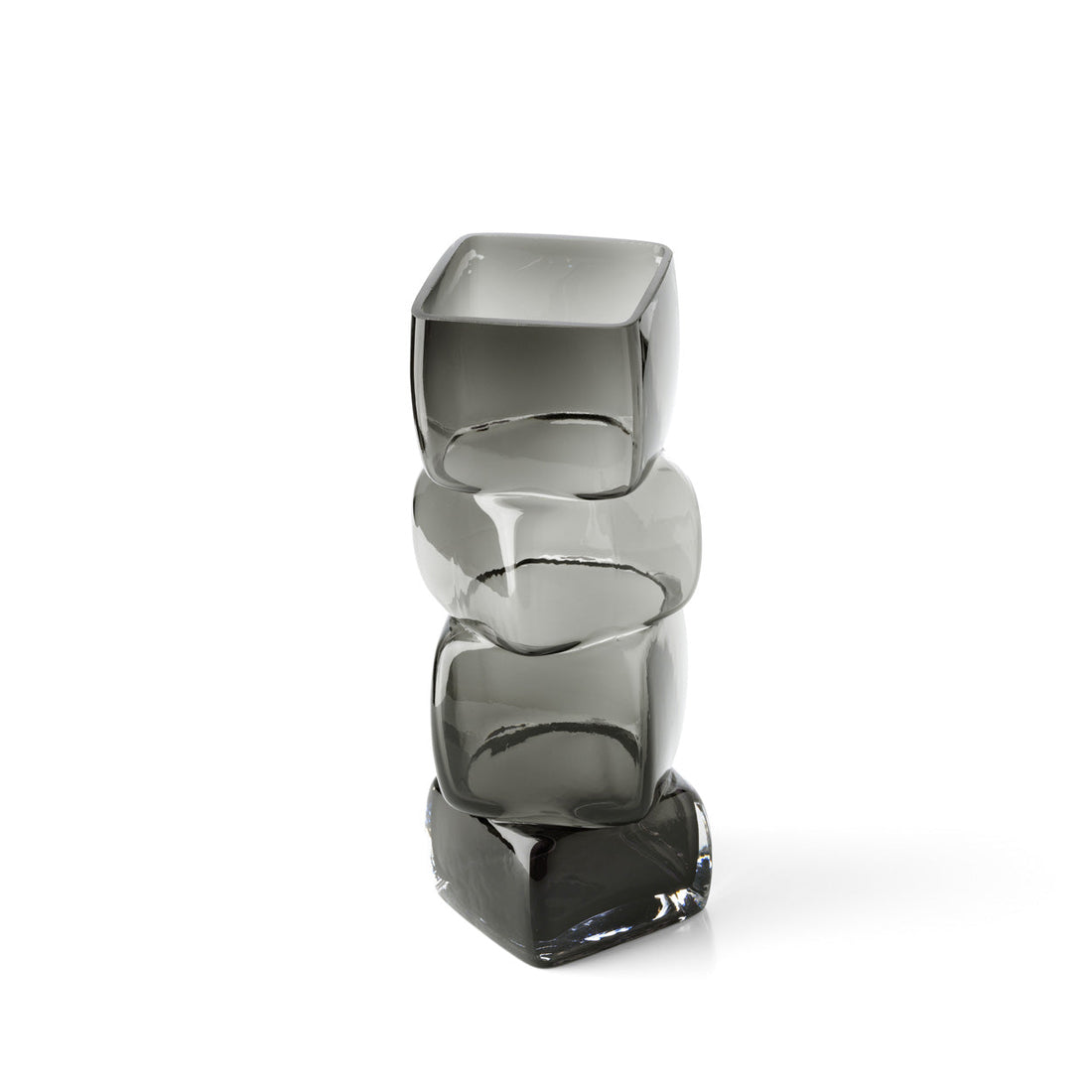 De Cubes-vase – mørkegrå – L