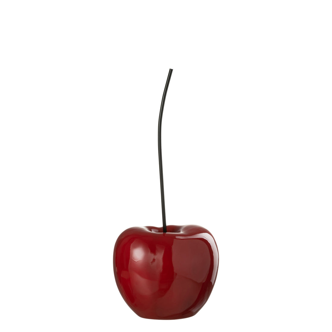 Kirsebær i resin, skinnende rød, lille, L20 cm × B17 cm × H42 cm J-Line