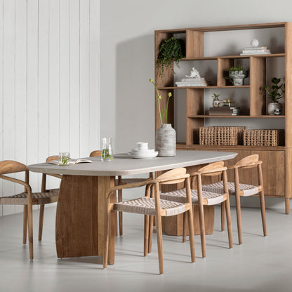 DTP Home Spisebord Nova Travertin 220 cm