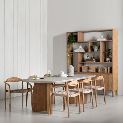 DTP Home Spisebord Nova Travertin 220 cm