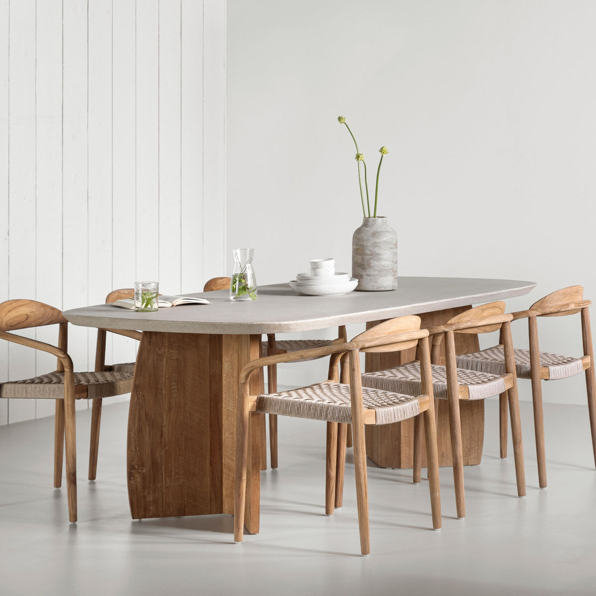 DTP Home Spisebord Nova Travertin 220 cm