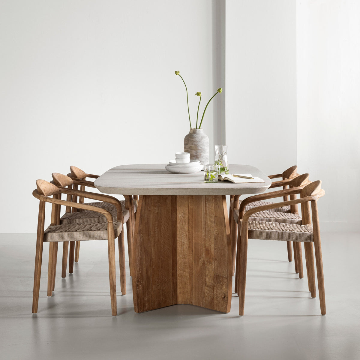 DTP Home Spisebord Nova Travertin 220 cm