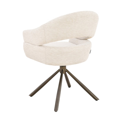 MUST Living Drejelig spisebordsstol Clooney Naturel