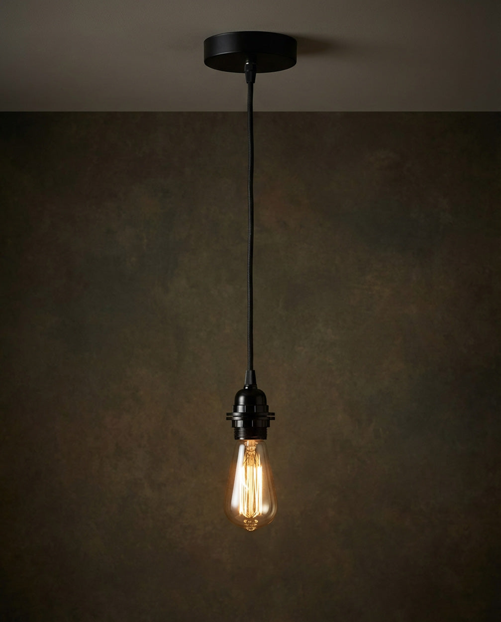Loftlampe med 1 fatning Sort Bazar Bizar