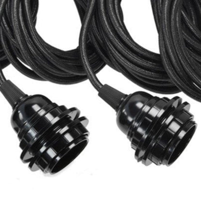 Loftlampe med 5 fatninger Sort Bazar Bizar