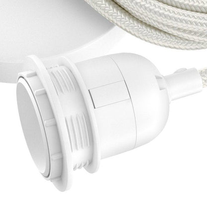 Loftlampe med 1 fatning Hvid Bazar Bizar