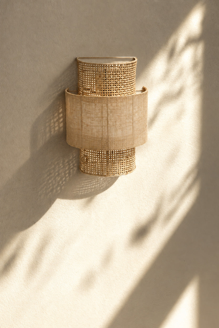 Bolly Jute Væglampe Natur M Bazar Bizar