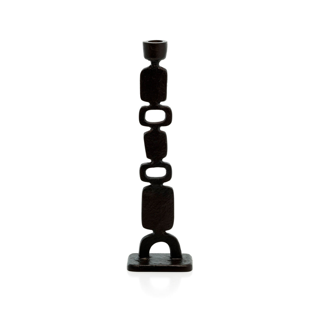 Totemo-lysestagen, sort, large, Bazar Bizar