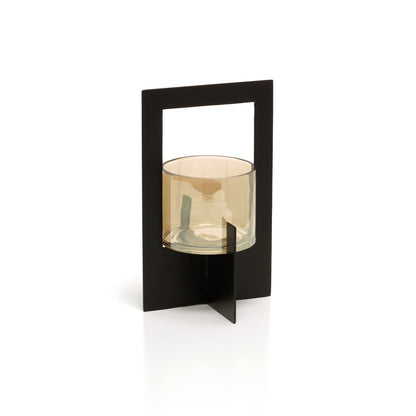 Hurricane Framed lysestage sort, stor – Bazar Bizar