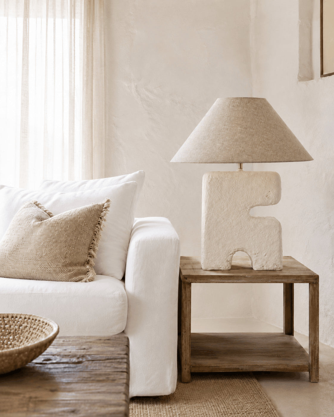 Bordlampe fra L’Objet, hvid, Large Bazar Bizar