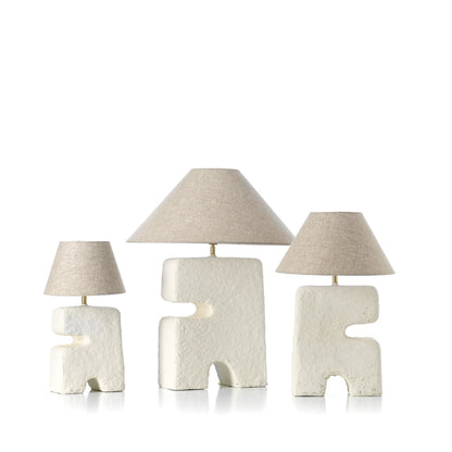 Bordlampe fra L’Objet, hvid, Large Bazar Bizar
