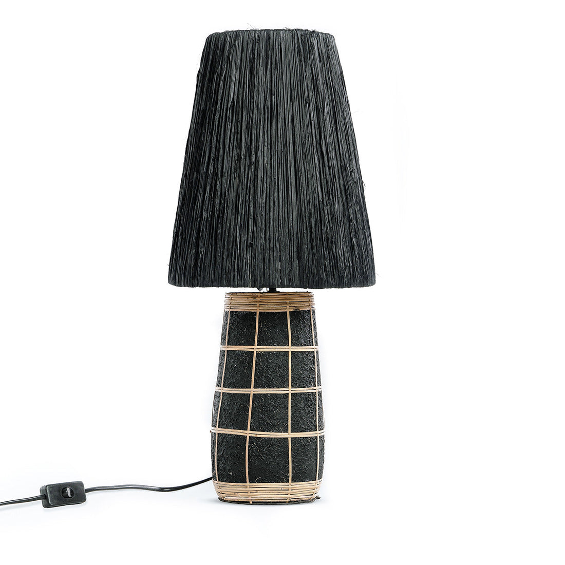 Naxos Bordlampe - Sort Naturel Bazar Bizar