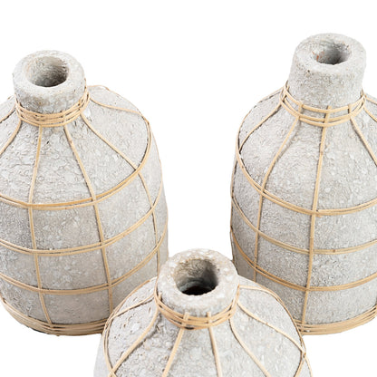 Whoopy-vasen - Betongrå natur - L Bazar Bizar
