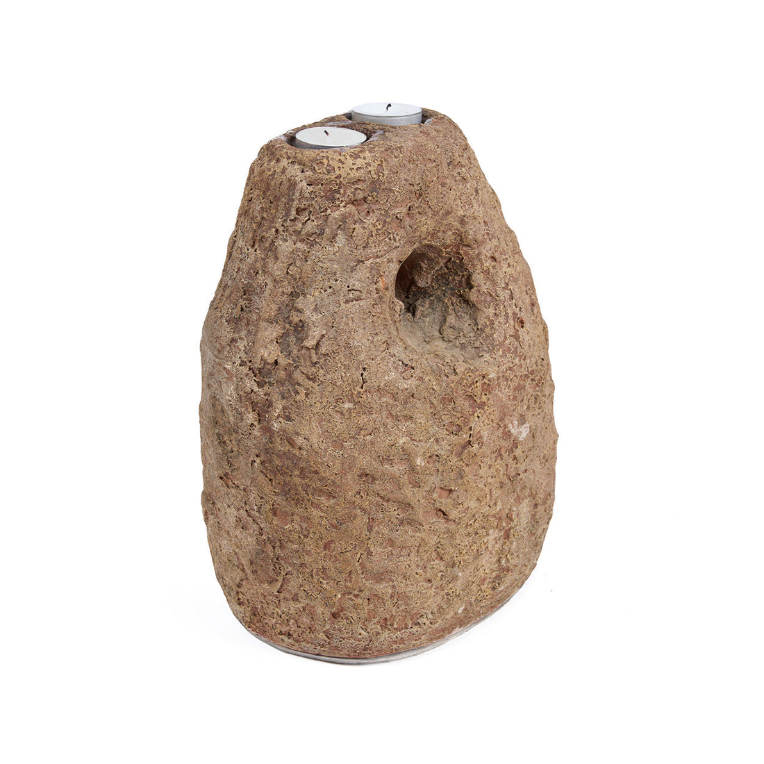 Terra Totem lysestage, brun, Bazar Bizar