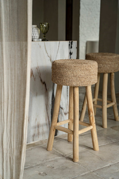 Raffia barstol Bazar Bizar