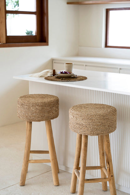 Raffia barstol Bazar Bizar