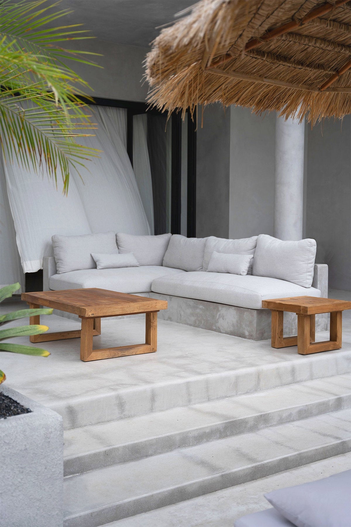 Reclaimed Teak Sofabord - Naturel Bazar Bizar