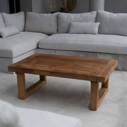 Reclaimed Teak Sofabord - Naturel Bazar Bizar