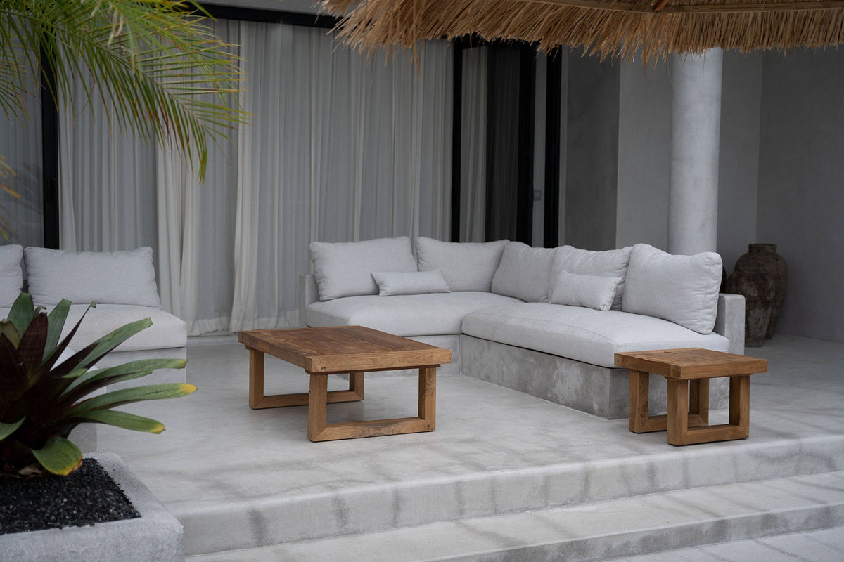 Reclaimed Teak Sofabord - Naturel Bazar Bizar
