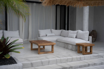 Reclaimed Teak Sofabord - Naturel Bazar Bizar