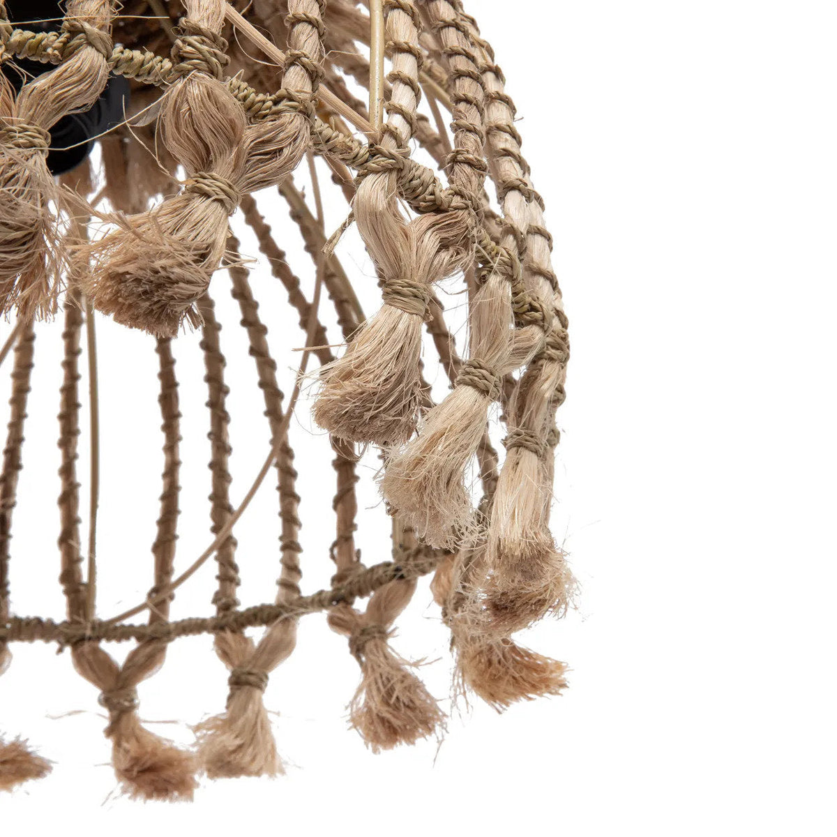 Abaca-lampen med kvaster - Natur - S Bazar Bizar