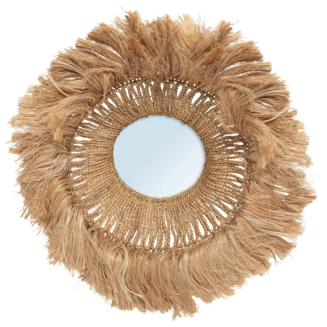 Abaca Solomon Spejl - Natur 85x85cm Bazar Bizar
