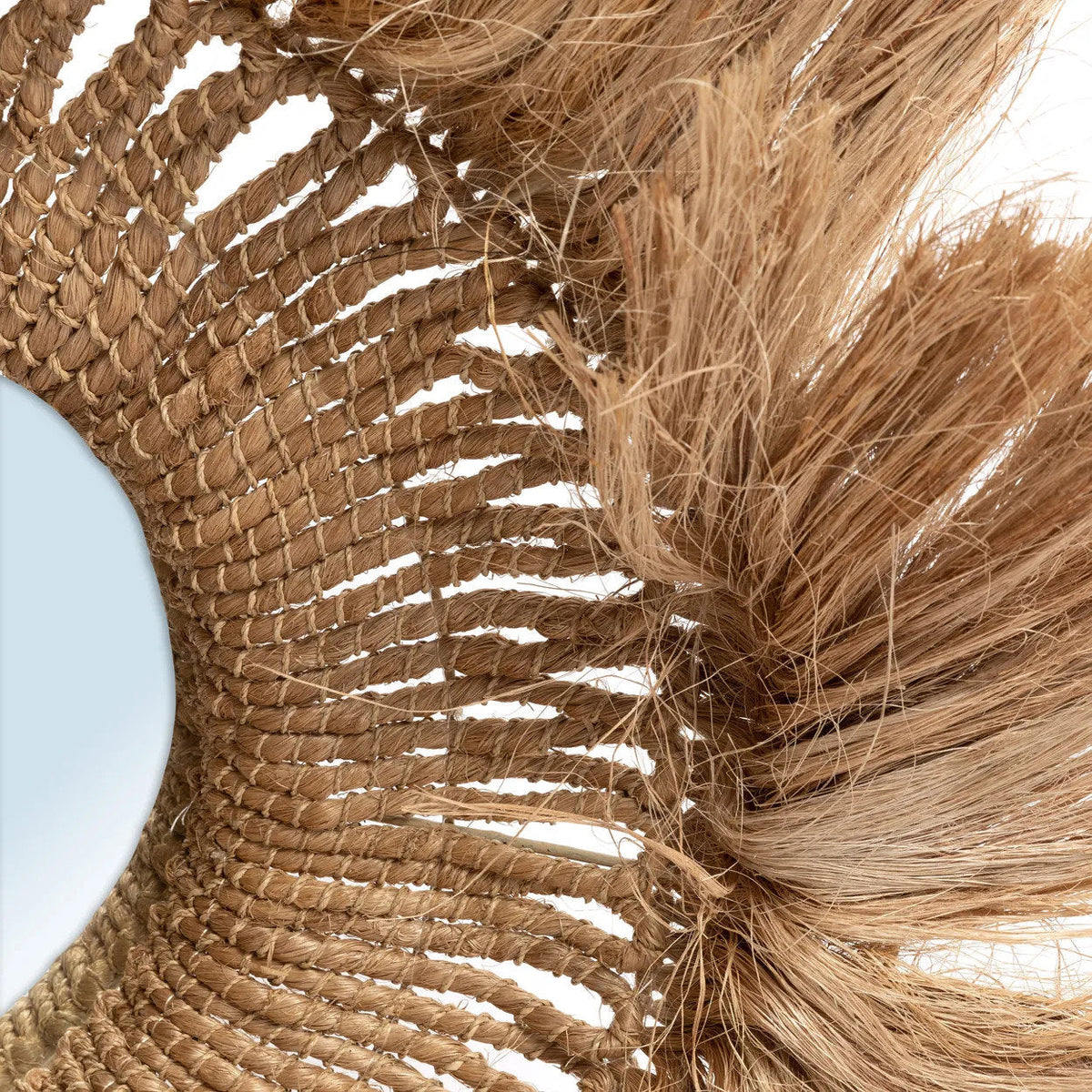Abaca Solomon Spejl - Natur 85x85cm Bazar Bizar