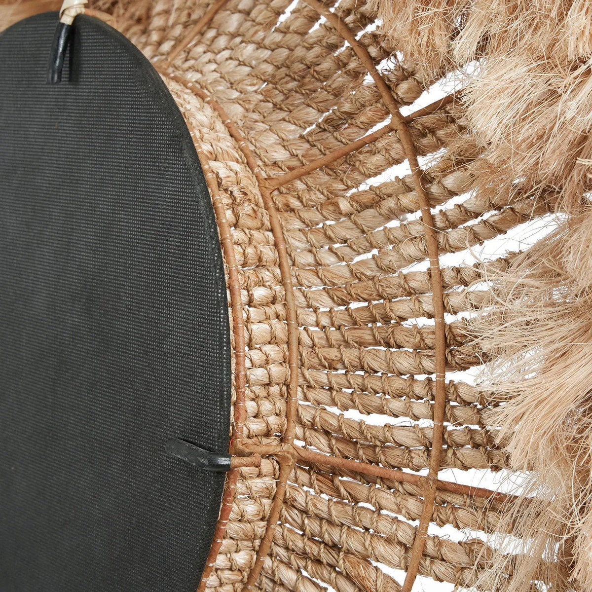 Abaca Solomon Spejl - Natur 85x85cm Bazar Bizar