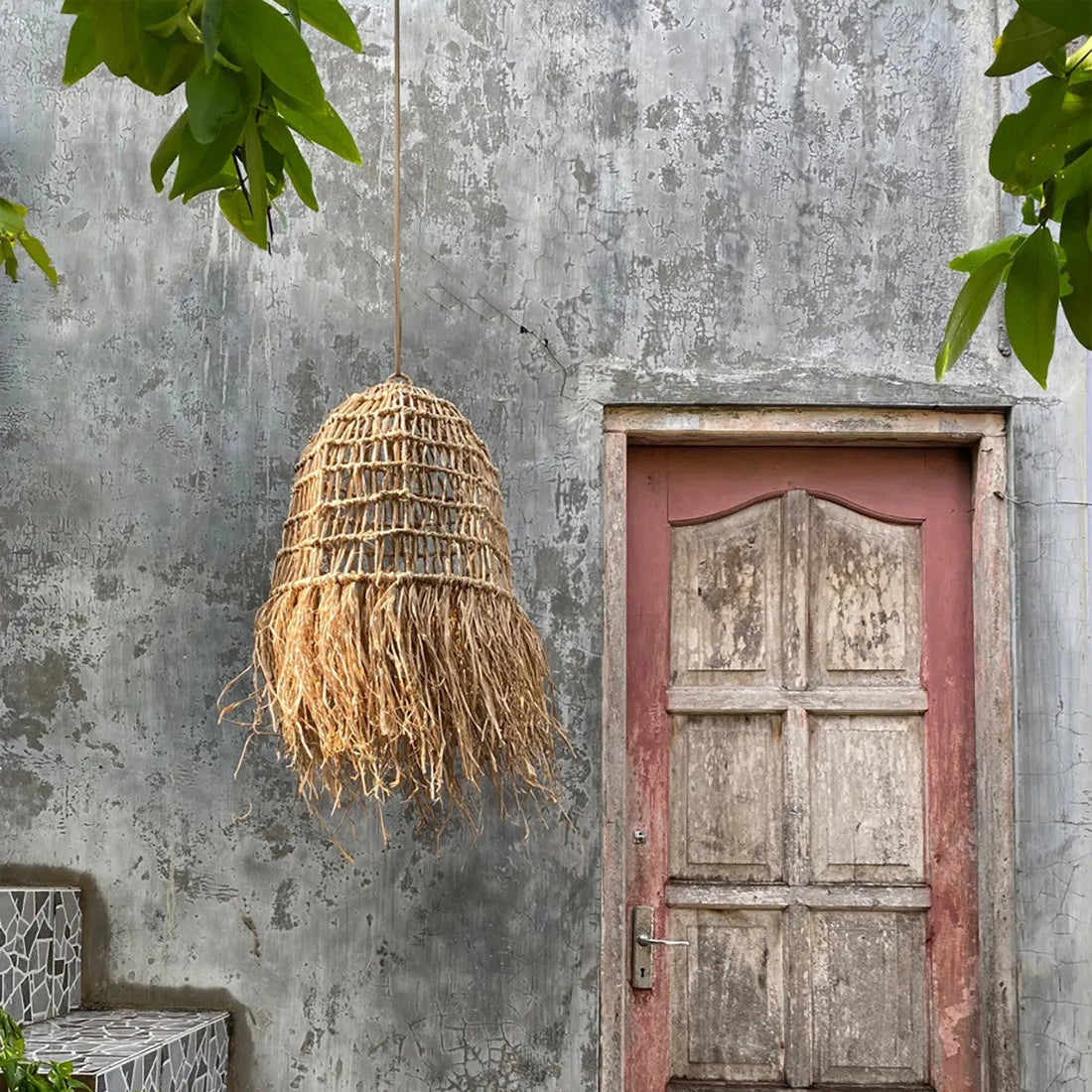 Casita Pendellampe Naturel L Bazar Bizar