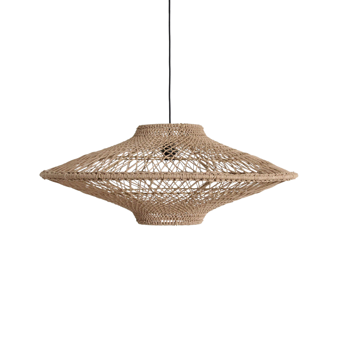 Pendellampe Corda reb natur Large Ø80 cm Raw Materials