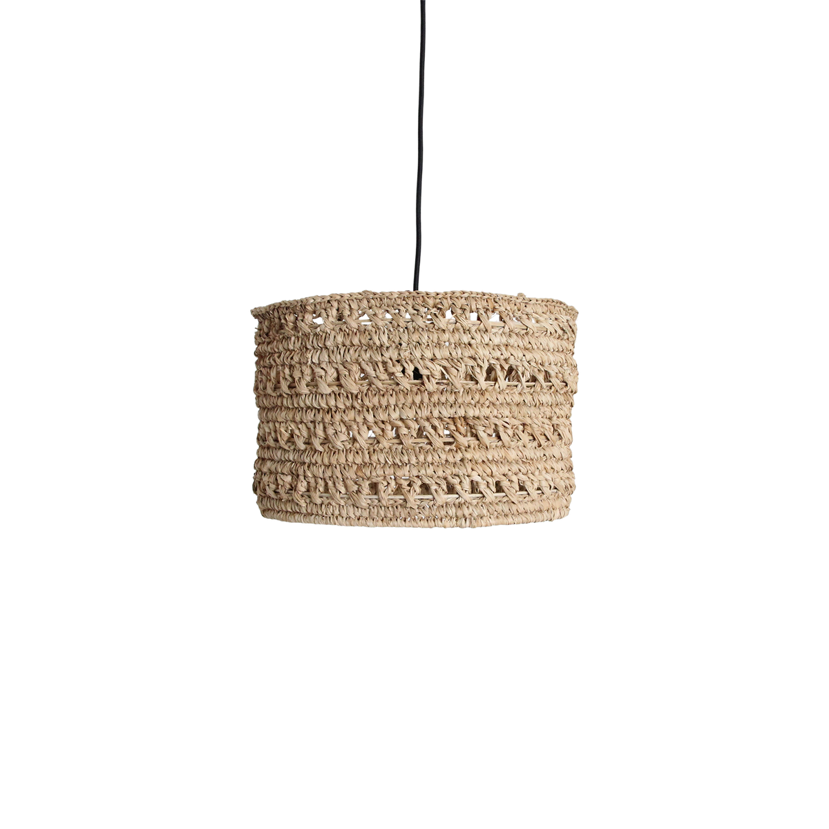 Herba-lampe i naturfarvet, lille, Ø30 cm, råmaterialer