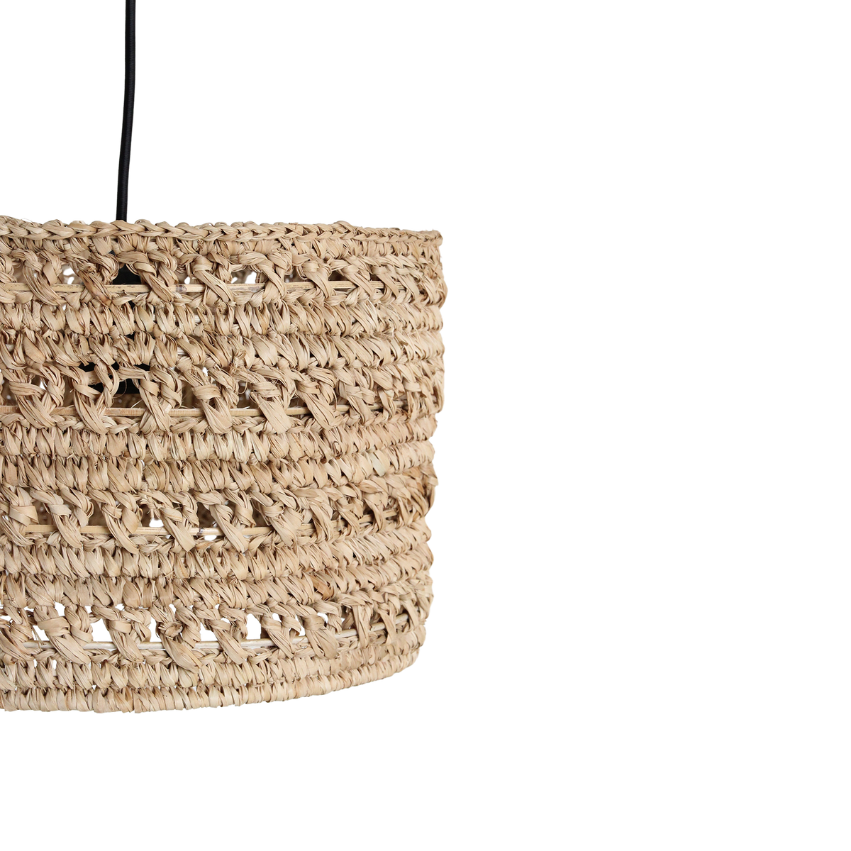 Herba-lampe i naturfarvet, lille, Ø30 cm, råmaterialer