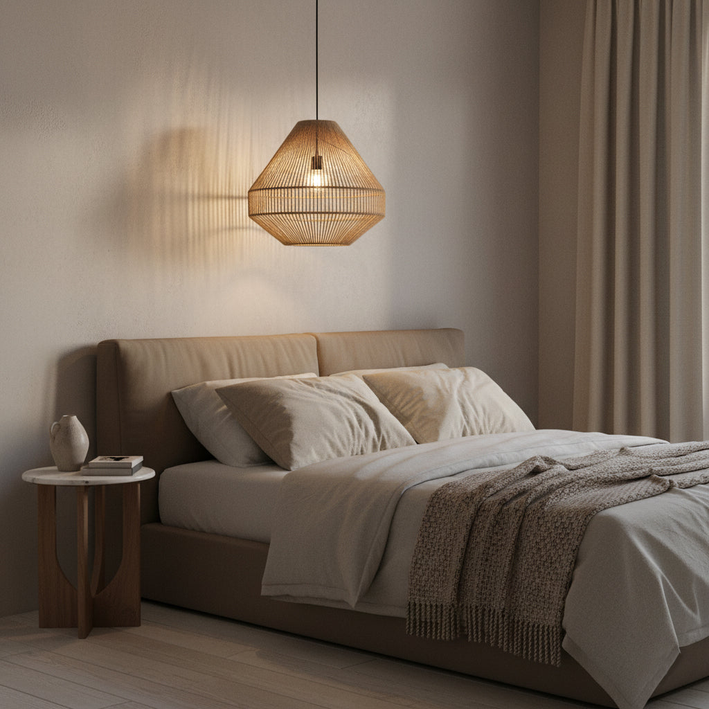 Linea pendel Diamond naturfarvet Ø44x42 cm Raw Materials