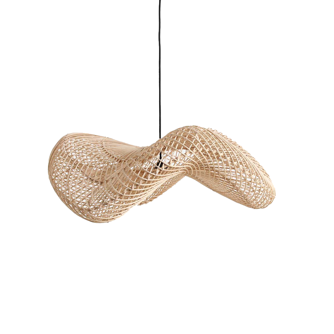Pendellampe Wave Natural Large Råmaterialer