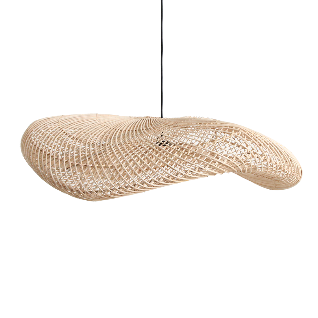Pendellampe Wave Natural XL Raw Materials