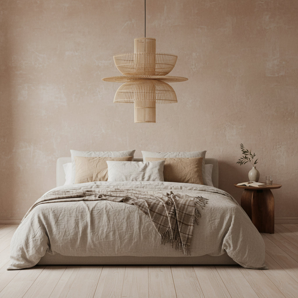 Saturn pendellampe Ø65 cm råmaterialer